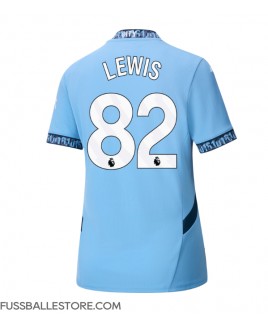 Günstige Manchester City Rico Lewis #82 Heimtrikot Damen 2024-25 Kurzarm